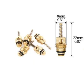 Aiguilles De Valve Climatiseur Auto R134a - Lot De 10 Pièces En Cuivre Pour Charge Haute/basse Pression
