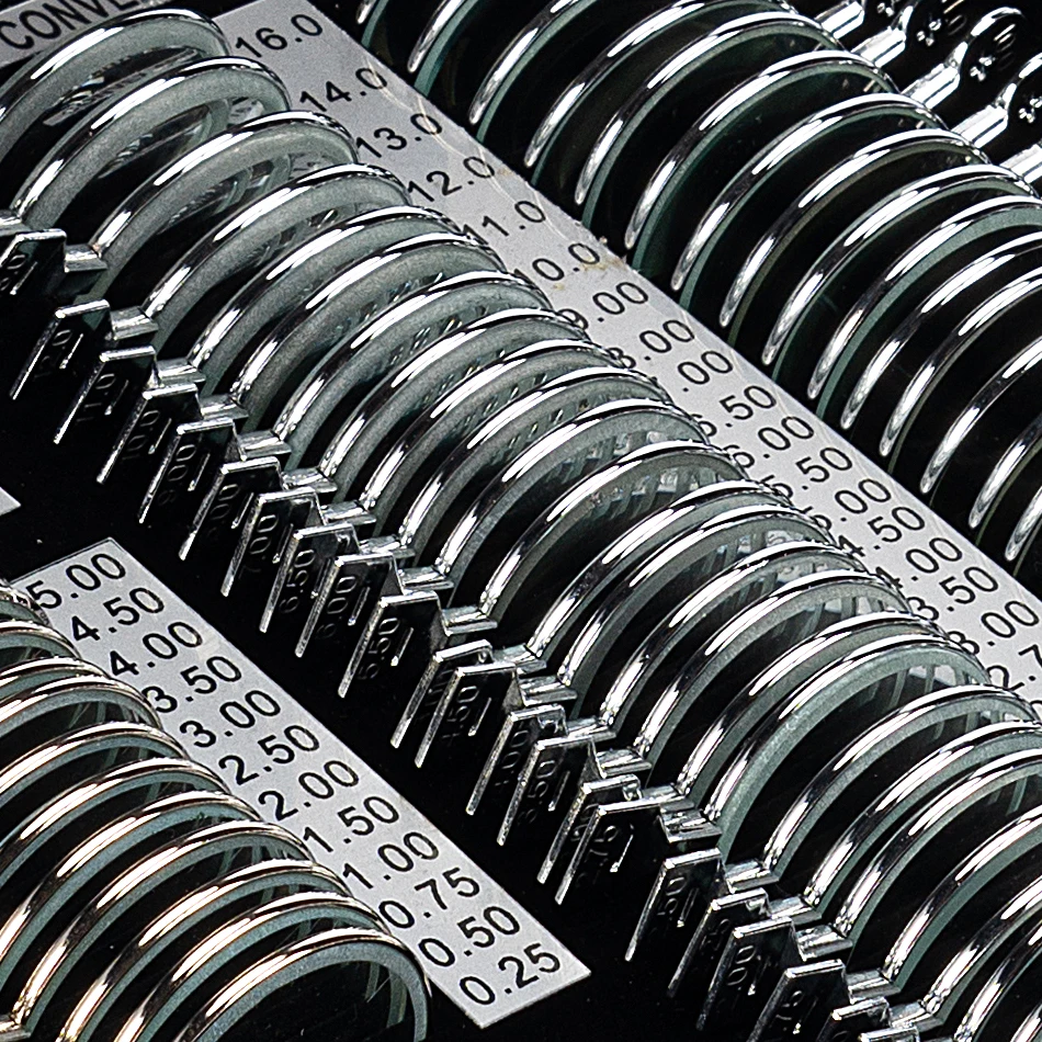 Vision Test Optical Trial Lens Set With Sliver Metal Rim