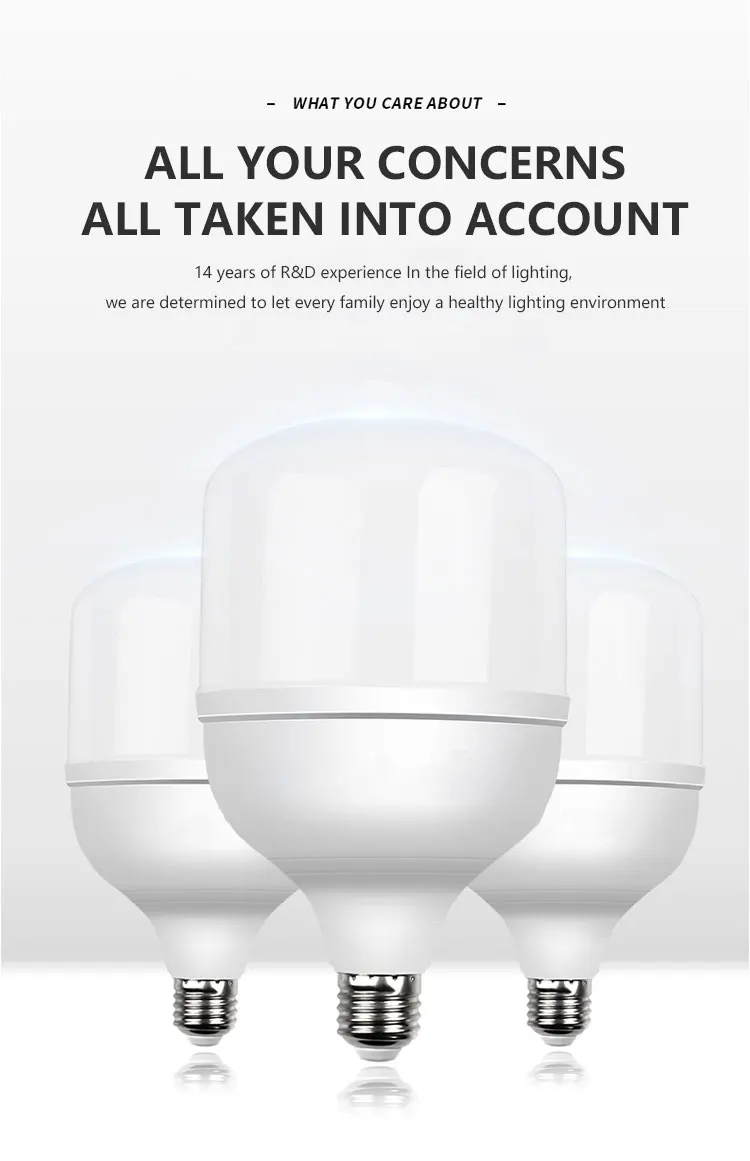 High Quality Led Bulb Factory E27 Lamp Base High Power Cheap B22 A60 3w