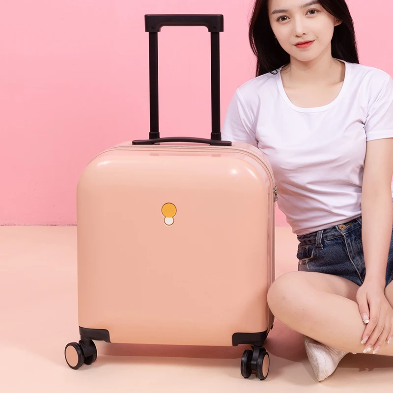 Factory Wholesale Custom Luggage With Colorful Printing 18 Inches Pc