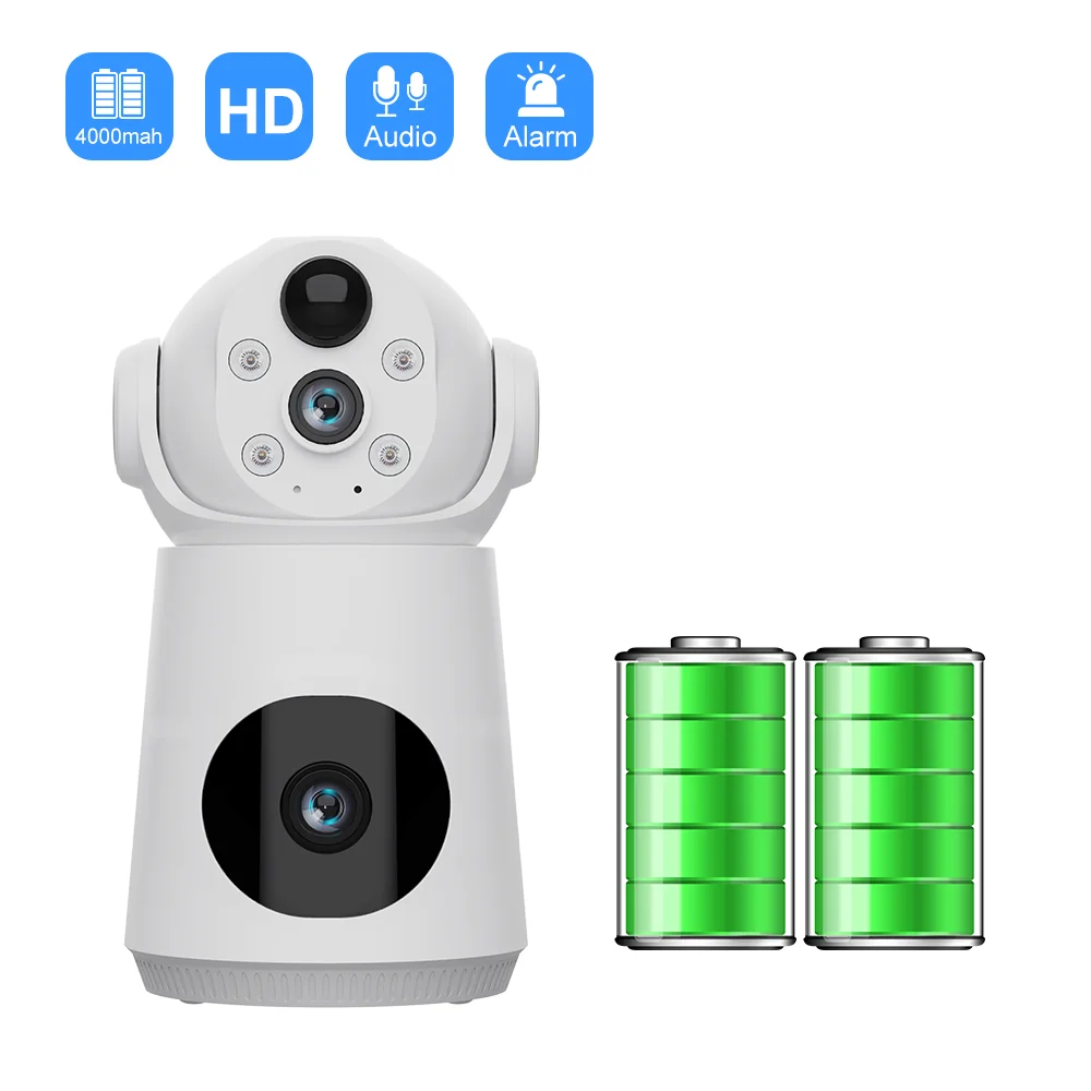 V380 6MP Two Way Audio Ir Mini Cctv Security Camera Baby Wireless Audio Smart Battery CCTV Camera
