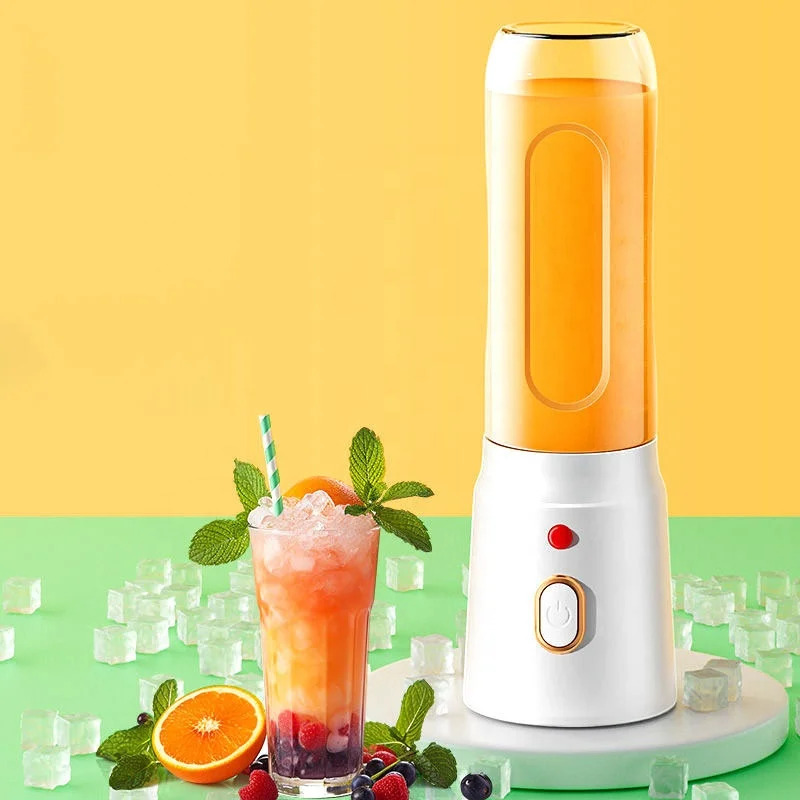 新型ハイパワージュースカップ ポータブルUSB充電式 小型 補助氷砕き 家庭用多機能ジューサーミキサー 2