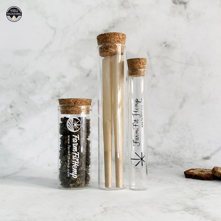 Стеклянная пробирка с пробкой