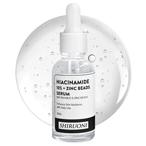 Private Label Daily Herbal Vegan Zinc Beads Serum - Hydrating, Firming, Anti-Wrinkle & Whitening with Niacinamide