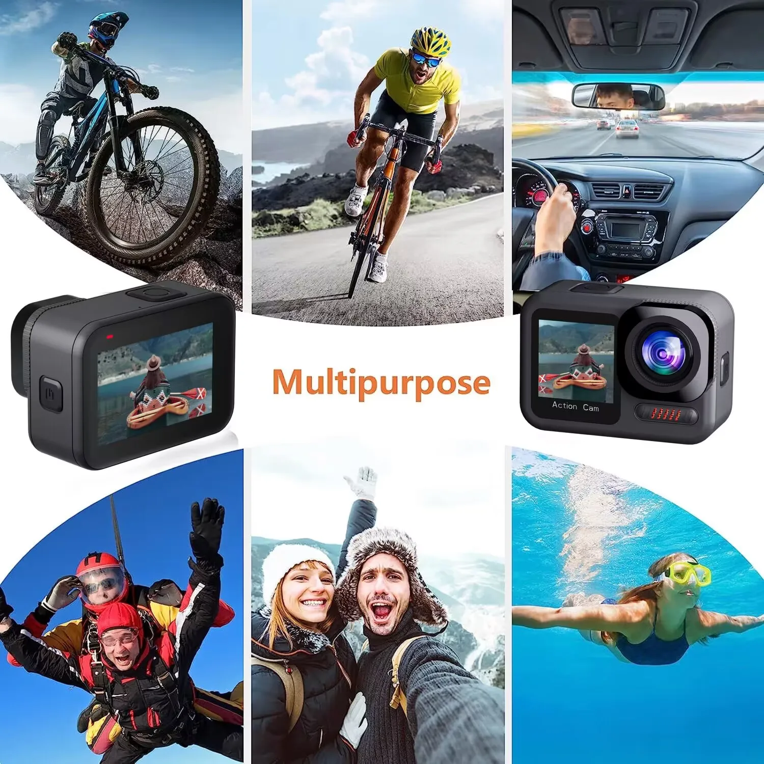 2023 New 5k 4k 60fpswifi Eis Outdoor Sports Dv Eis Dual Screen Touch ...