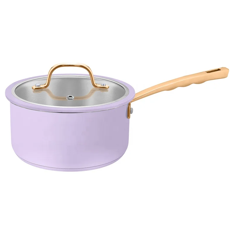 Customizable American Style 11 Pcs Nonstick Stainless Steel Color Coating Cooking Pots and Pans Cookware Set