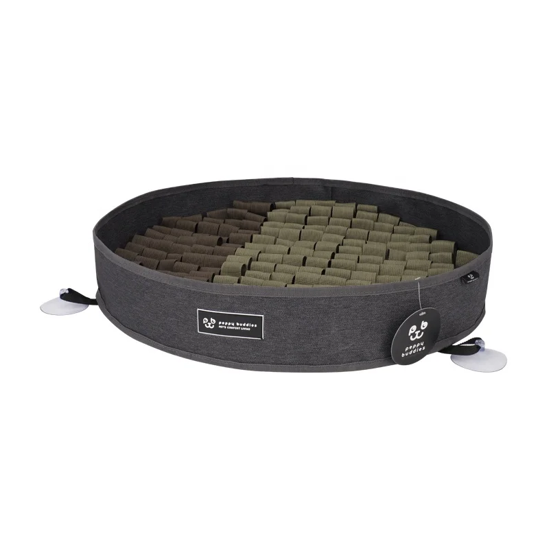 LS OEM Waterproof Interactive Dog Foraging Mat Pet Feed Games Dog Sniffing Mat with Suction Cups