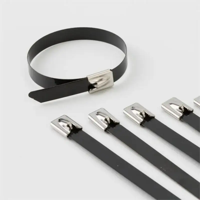 Plastic Coated Stainless Steel Cable Tie