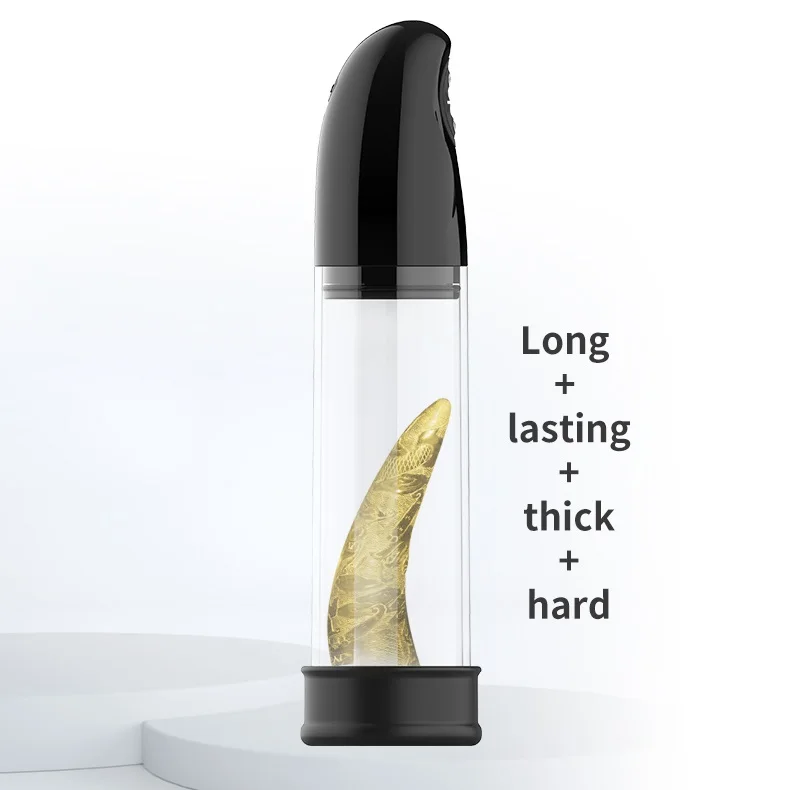 Electric Penis Pump - USB Rechargeable Vibrator Vacuum for Male Erection  Training & Penis Enlargement