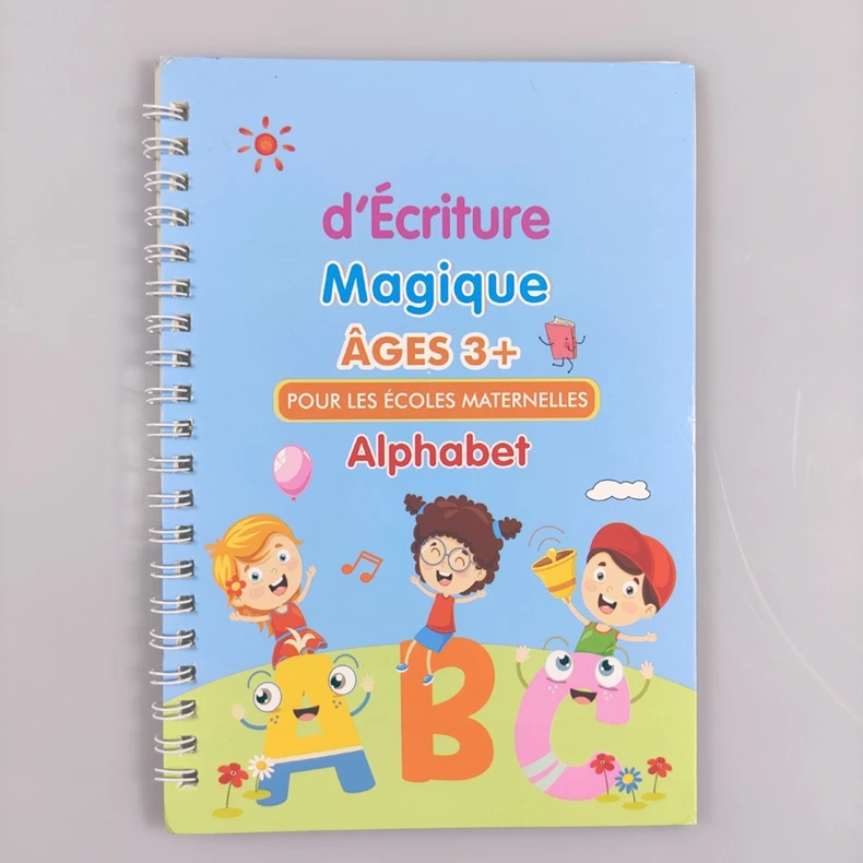 French Copybook Montessori 3d Magic Book Reusable Calligraphy Children