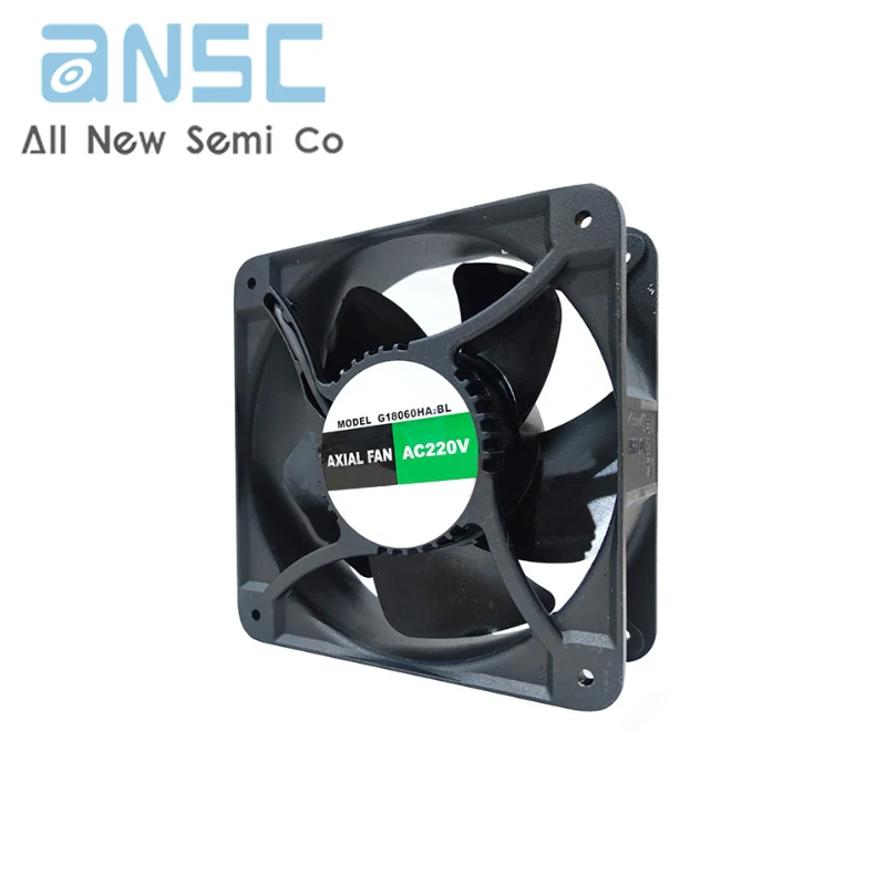 Original Axial flow fan G18060HA2BL 180X180X60MM 50W 50Hz Industrial AC axial flow cabinet cooling fan