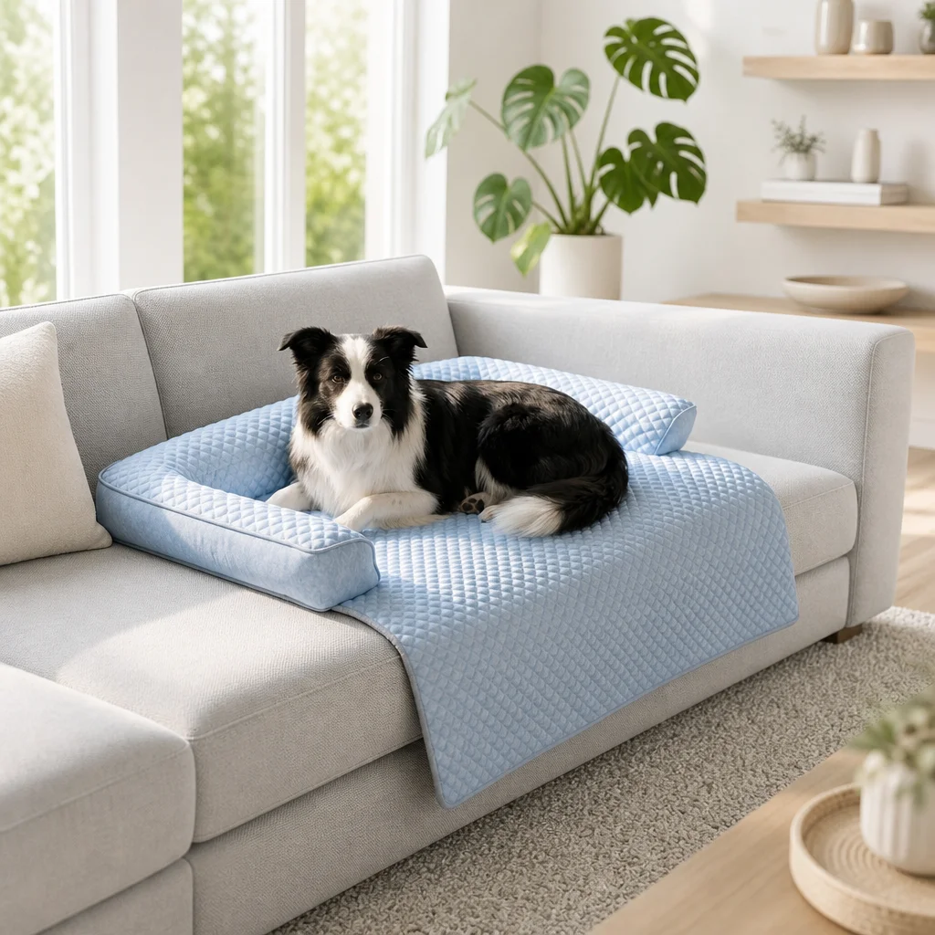 Summer Cooling Pet Sofa Protector Bed — Product details 2
