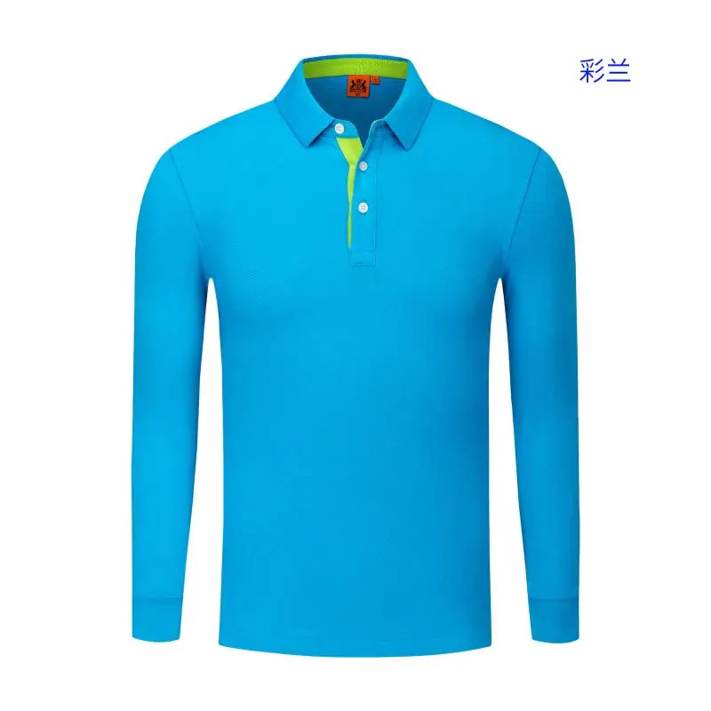 mens plain long sleeve polo shirts