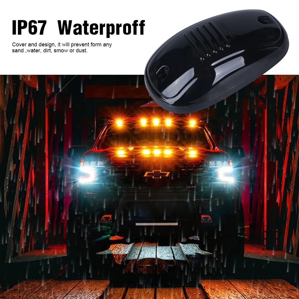 Kit Luci Esterne Auto 5 Luci LED Per Tetto Cabina Dodge RAM 2003-2019 ...