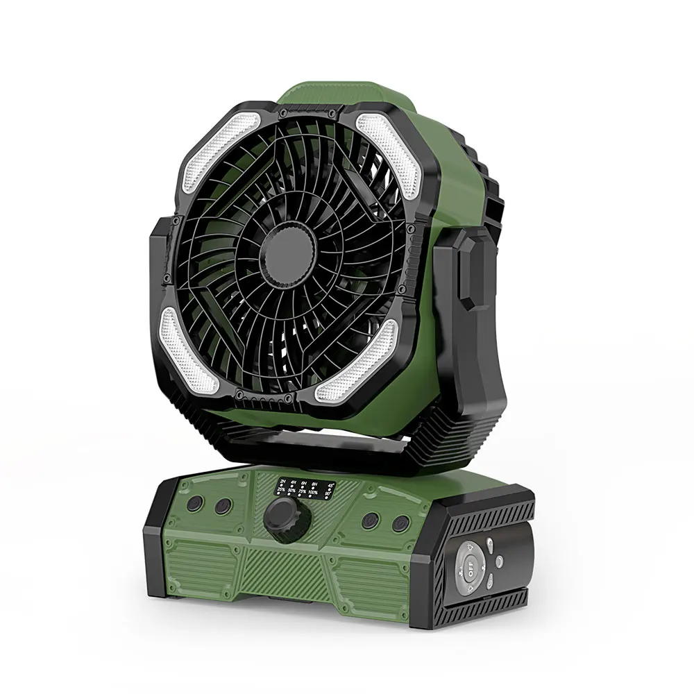 8000mAh portatile ricaricabile alimentato a batteria tenda da campeggio solare v