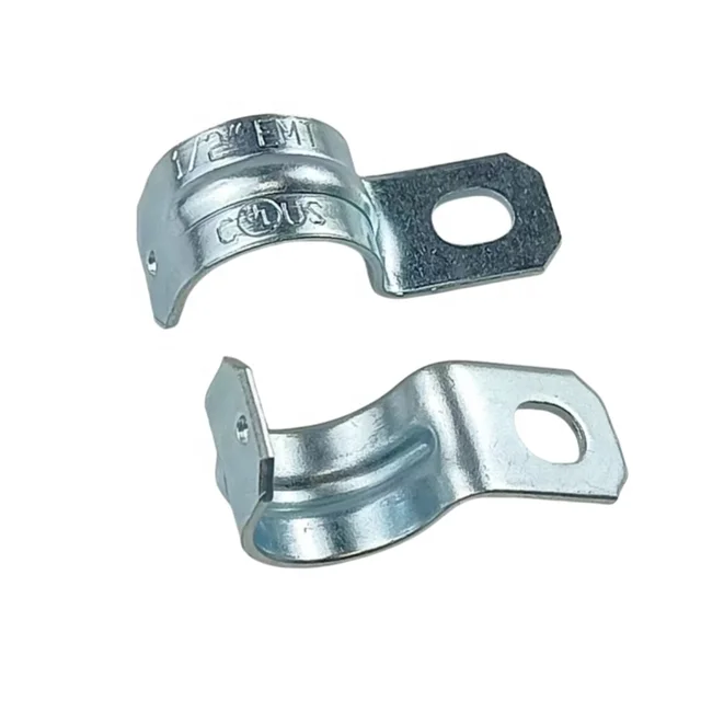 EMT Fitting One Hole Strap 3 /4 in. Standard Fitting Electrical Metallic Tube One Hole Straps -U&L listed