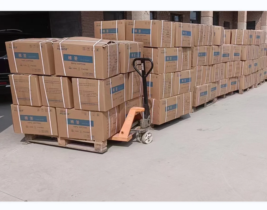 Биоразлагаемые заостренные одноразовые ватные палочки Q для чистки ушей бамбуковые Бамбуковая тату губная