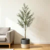 Artificial Olive Tree with Planter&basket