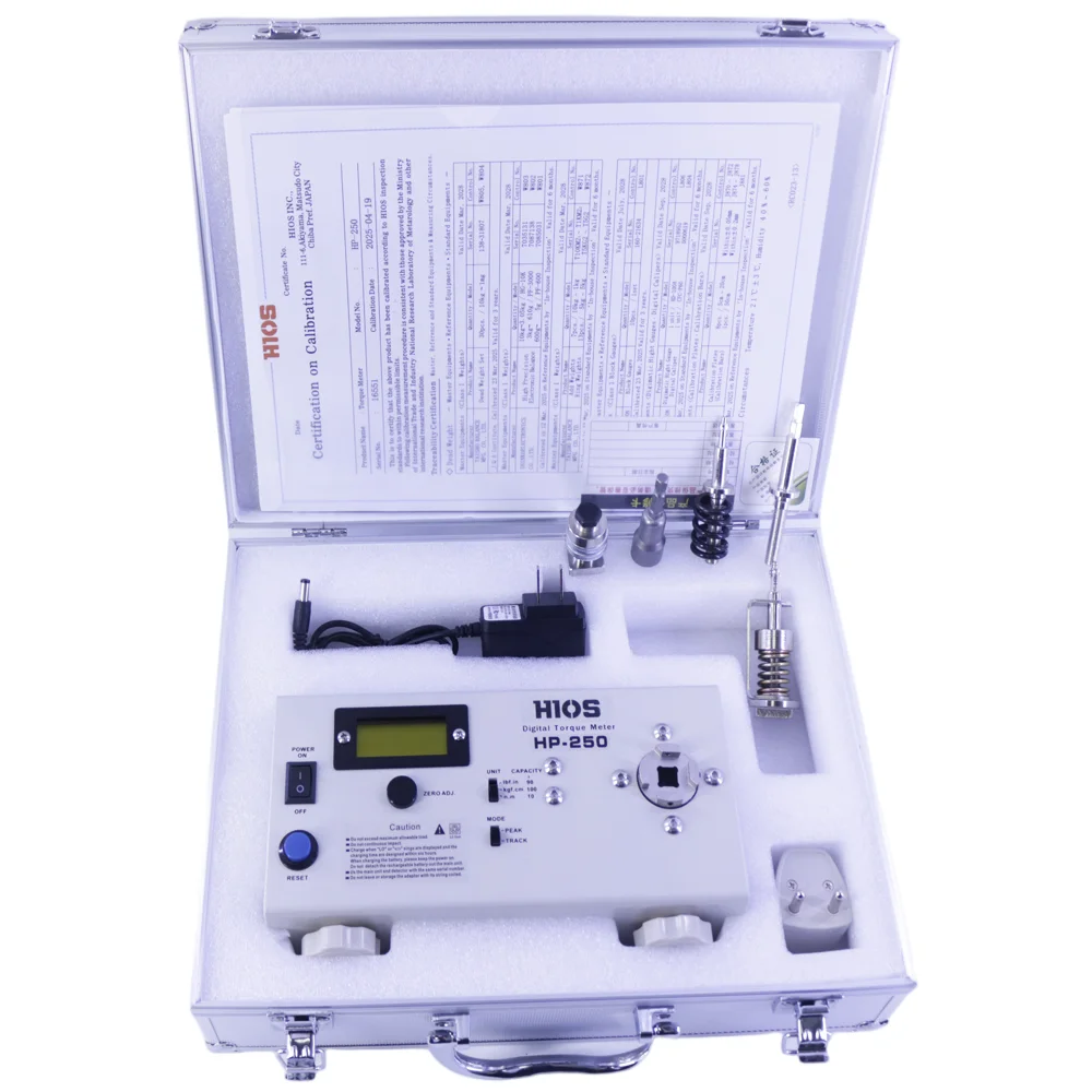 HP-250数字扭矩测量仪测试仪量规5.0 ~ 250 (Kgf.cm) 0.50 ~ 25.0n.m扳手扭矩测试仪