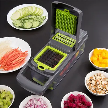 Multifunctional Slicer Vegetable Cutter Fruit Potato Peeler Carrot Grater Kitchen accessories basket vegetable slicer