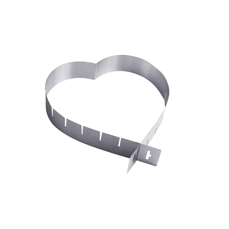 Adjustable Mousse Cake Mould Heart-shaped Mousse Ring Tiramisu Cheesecake Ring Stainless Steel Mousse Ring Thickened Cake Mold