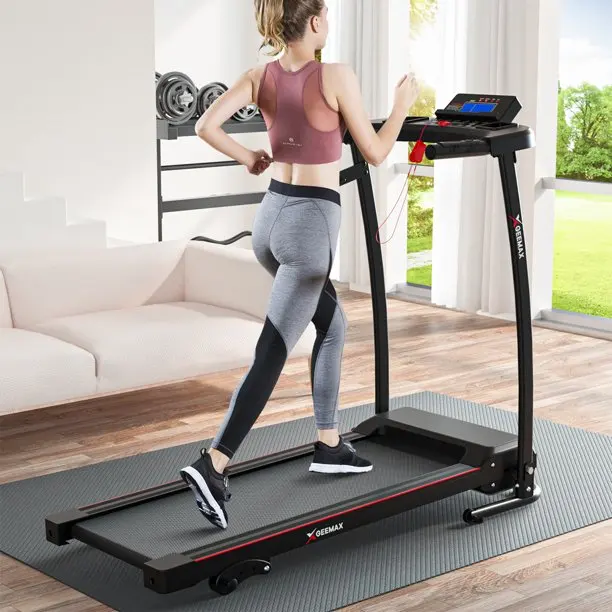 Foldable Treadmill Running Machine with Manual Incline Home Gym Fitness 10km/h 