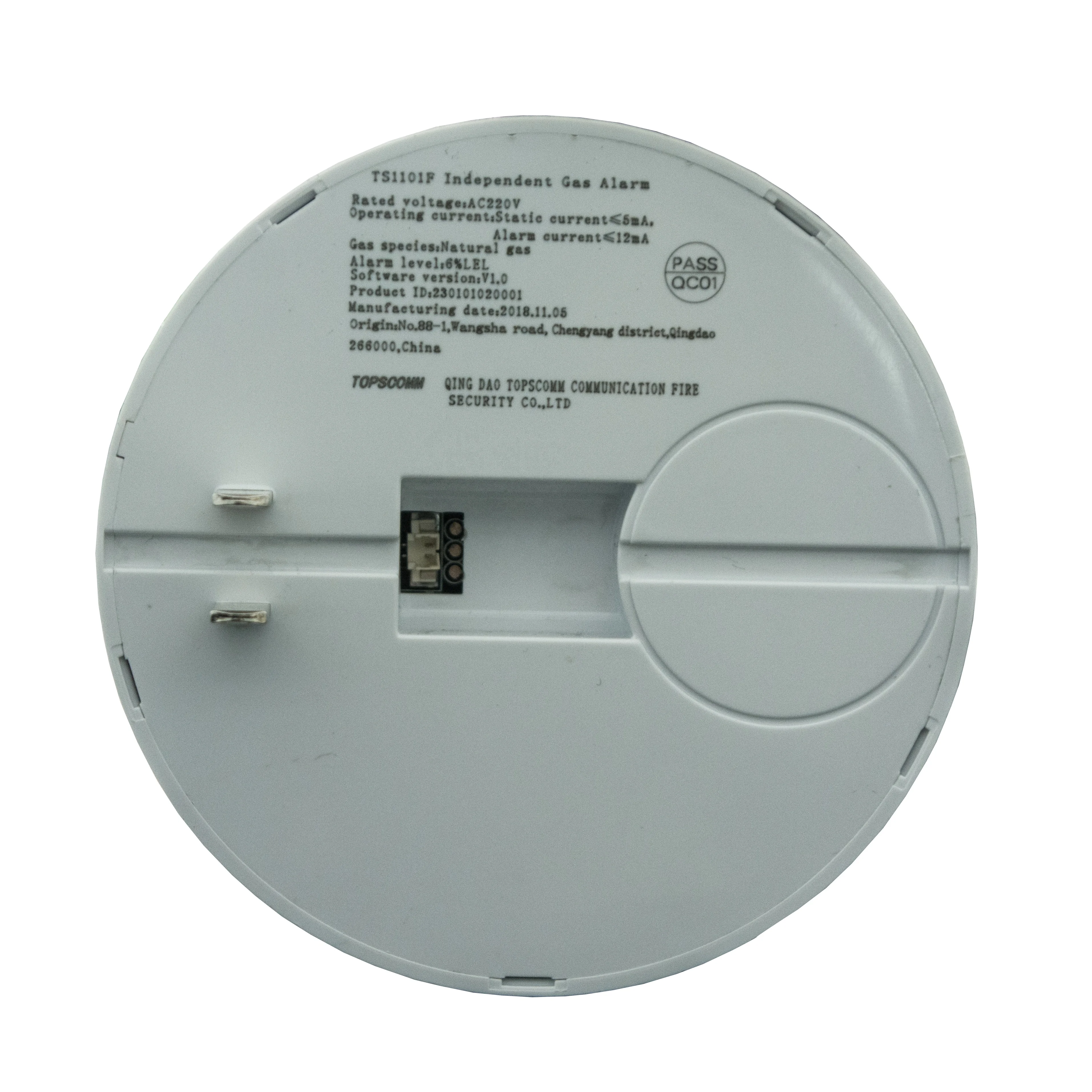 Topscomm Independent Natural Gas Leak Alarm Detector With Voice Online Shopping