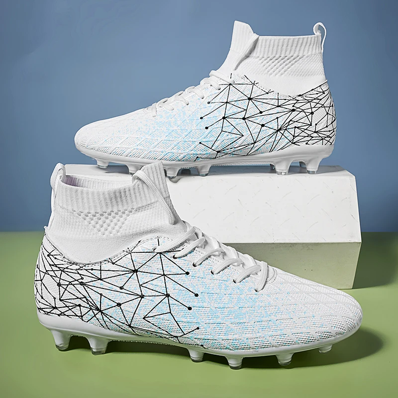 Heren voetbalschoenen High Top Spikes Jeugd Outdoor Training