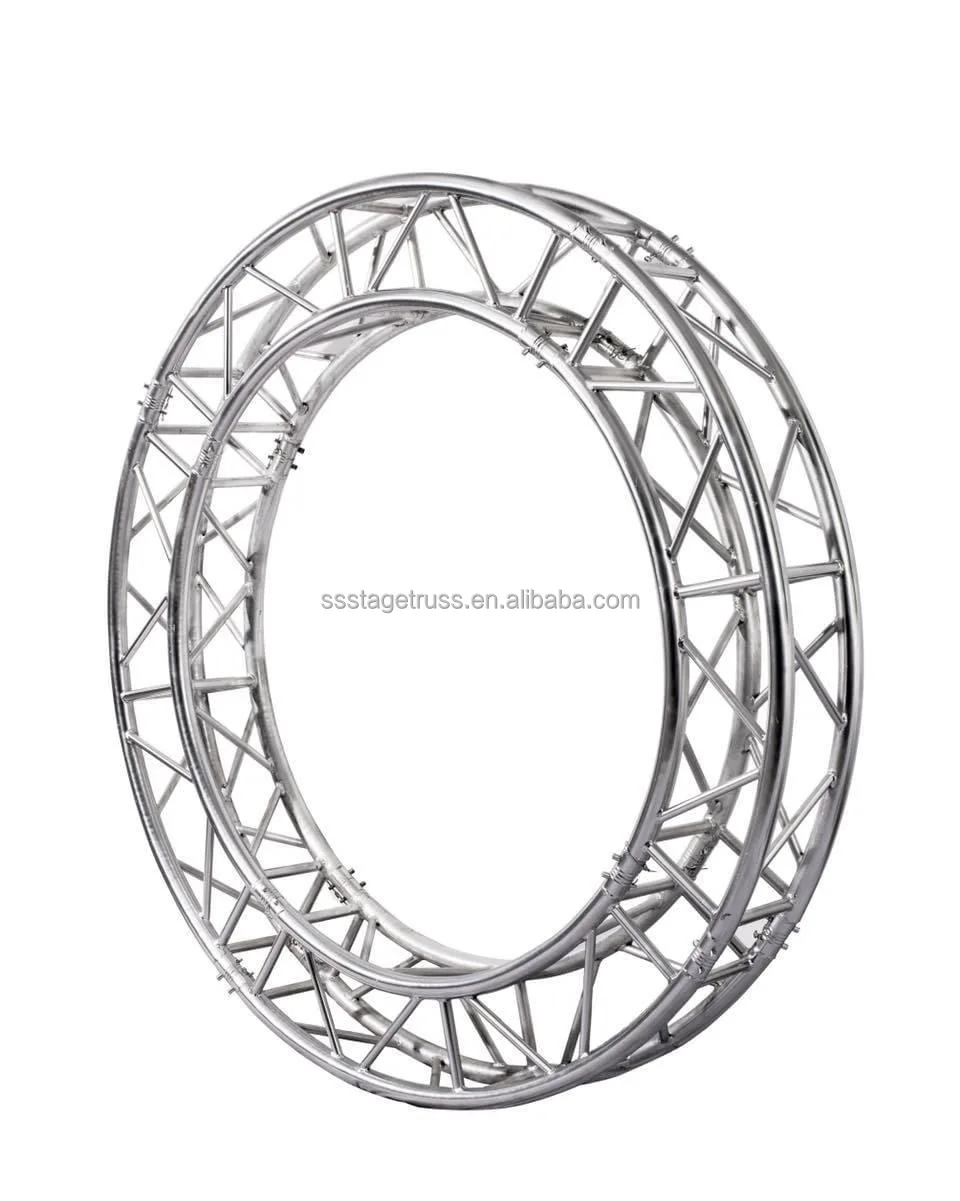 290mm Circle Stage Truss Aluminum Event Truss Lifting System Circular Round Curve Arc Truss for Customization factory