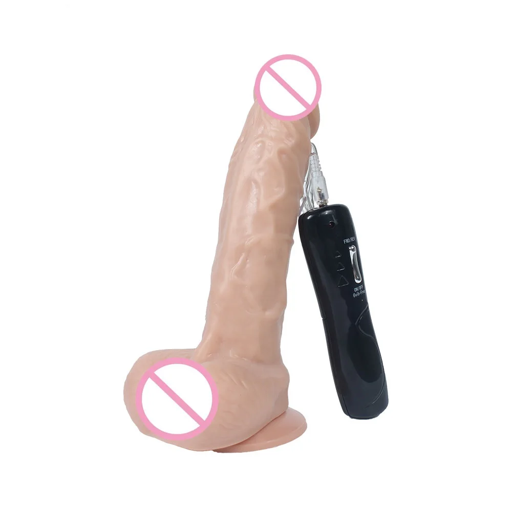 Remote Control Real Soft Penis Dildo Vibrator Mini Clitoris Massager Vibrator Vibrating Dildo for Women Huge Realistic