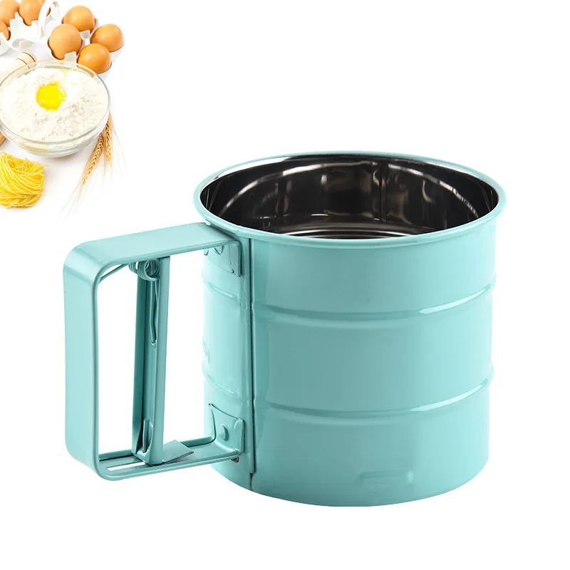Baking Pastry Tools 250ml stainless steel non stick coating handheld flour sifter