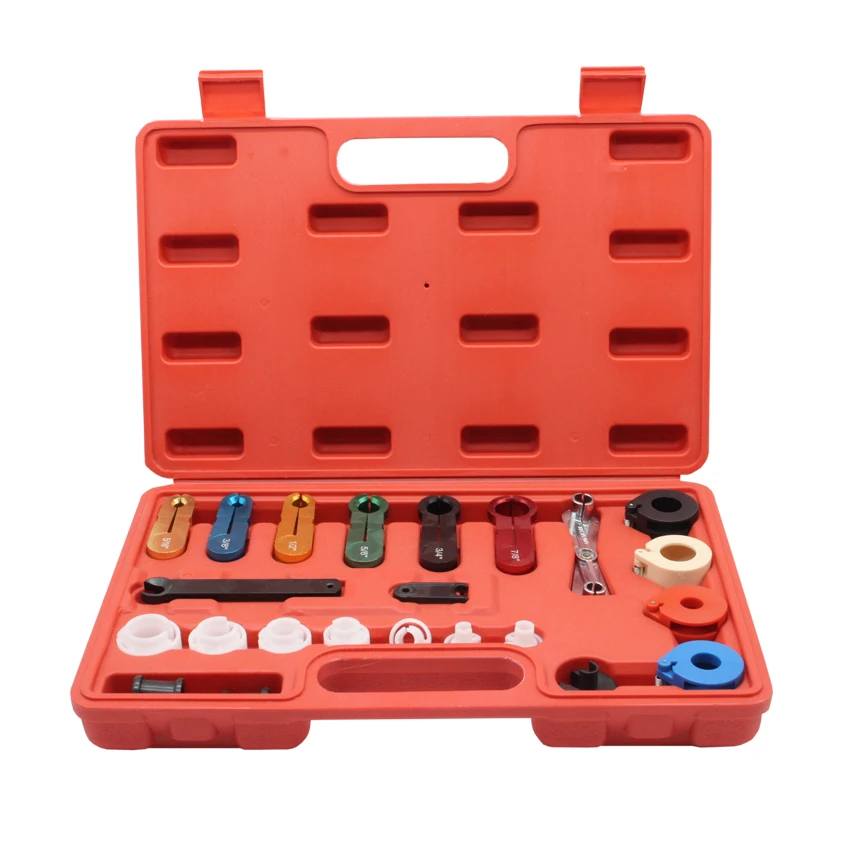 DASBET 22pcs Master Quick Disconnect Tool Kit for Fuel Line Disconnection,Transmission Oil Cooler Line-AC Line-Air Conditioning Disconnect Tool 