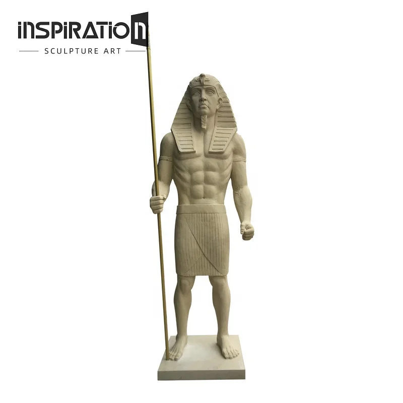 Cast Stone Sculpture Factory Customize Design Ancient Egypt Life Size Egyptian Figurine Statue