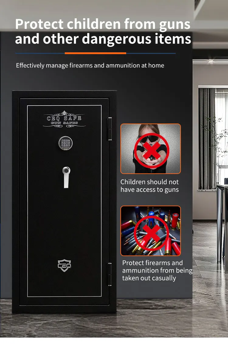 CEQSAFE Wholesale American Safe Manufacturer Cheap Electronic Gun Safe Box details