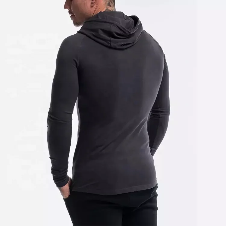 JL1103D OEM Fitness Men’s Sports Hoodies Full Zipper Long Sleeve Workout Gym Hoodie for Men