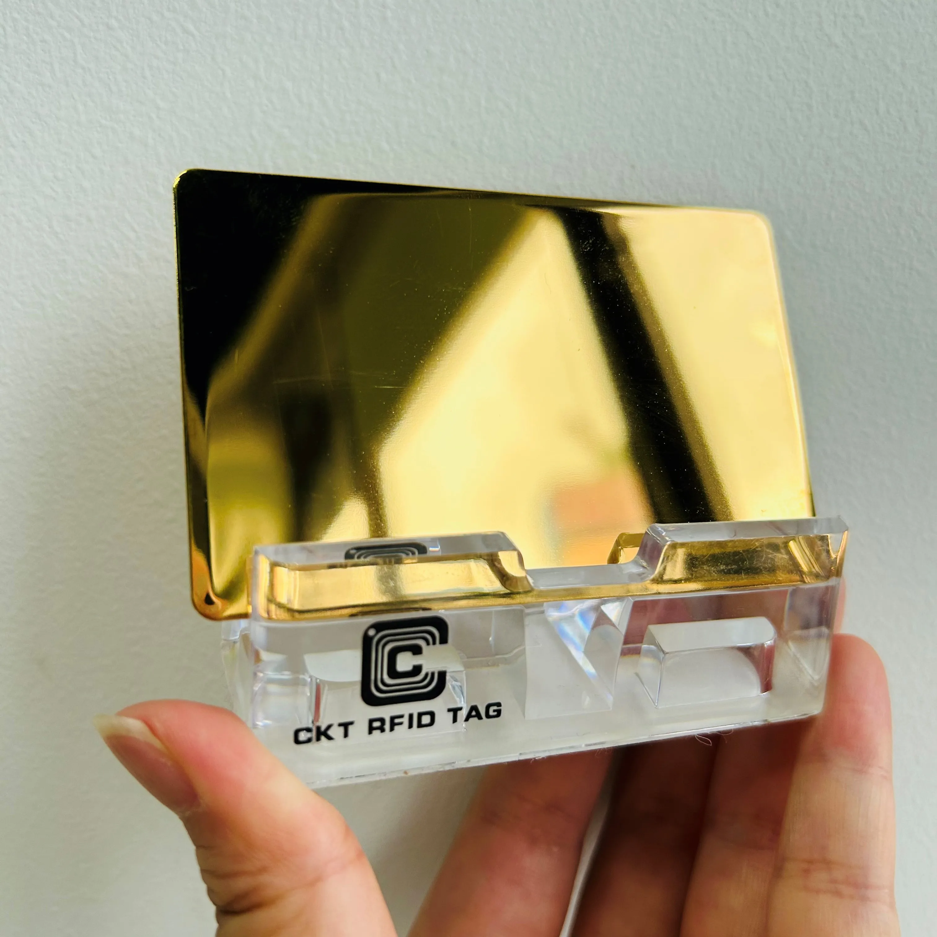 Luxury 24K Gold NFC Hybrid Metal Card - Stainless Steel