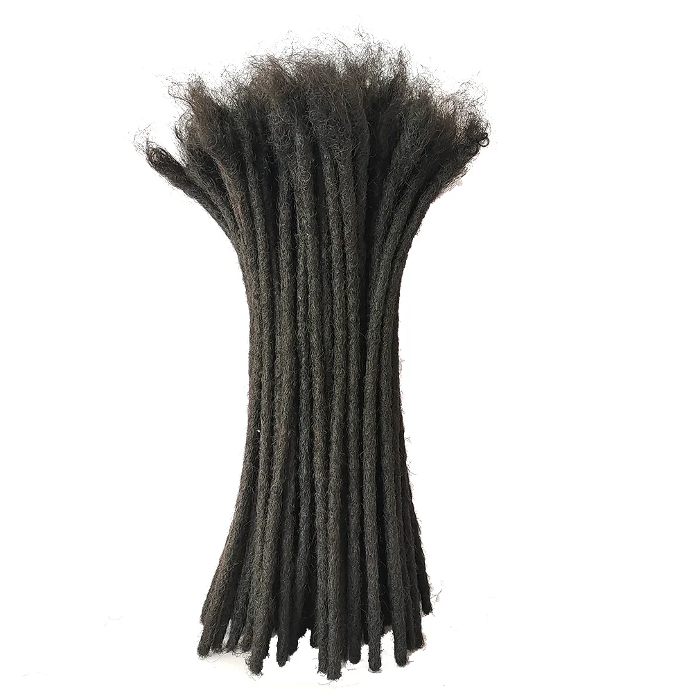 Dreadlock Extensions Human Hair 8 Inch 0.4cm Width 70 Strands Loc