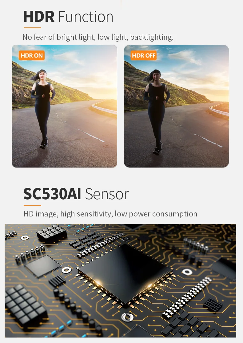 DGZX 5mp 60fps Sc530ai Ov5640 Wide Dynamic Outdoor Monitoring AI Robot Mipi Camera Module插图3
