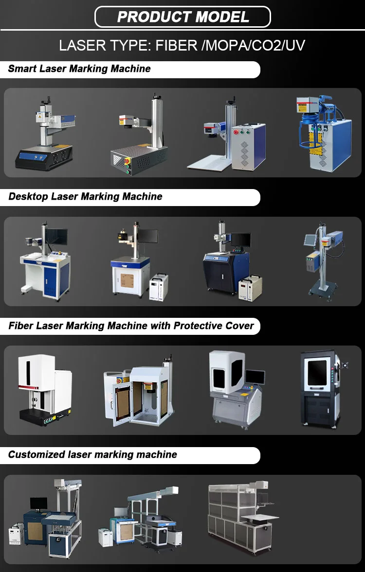 Raycus Max Laser Source 20w 30w 50w 100w Fiber Laser Marking Machine for Metal Laser Engraver