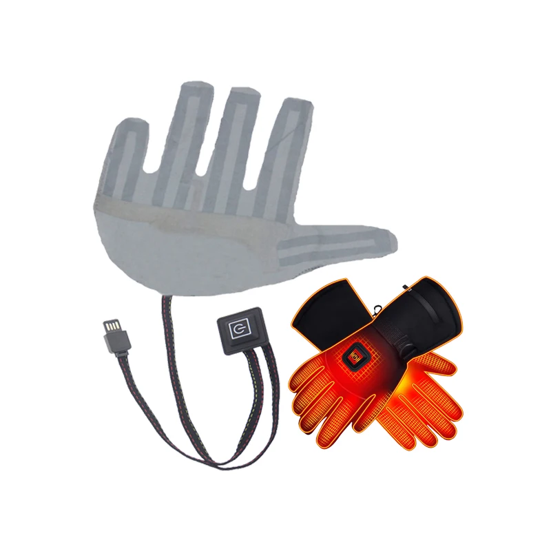 Factory Custom Flexible Heating element Washable Wear-resistant  Heating Sheet for Jacket and Vest