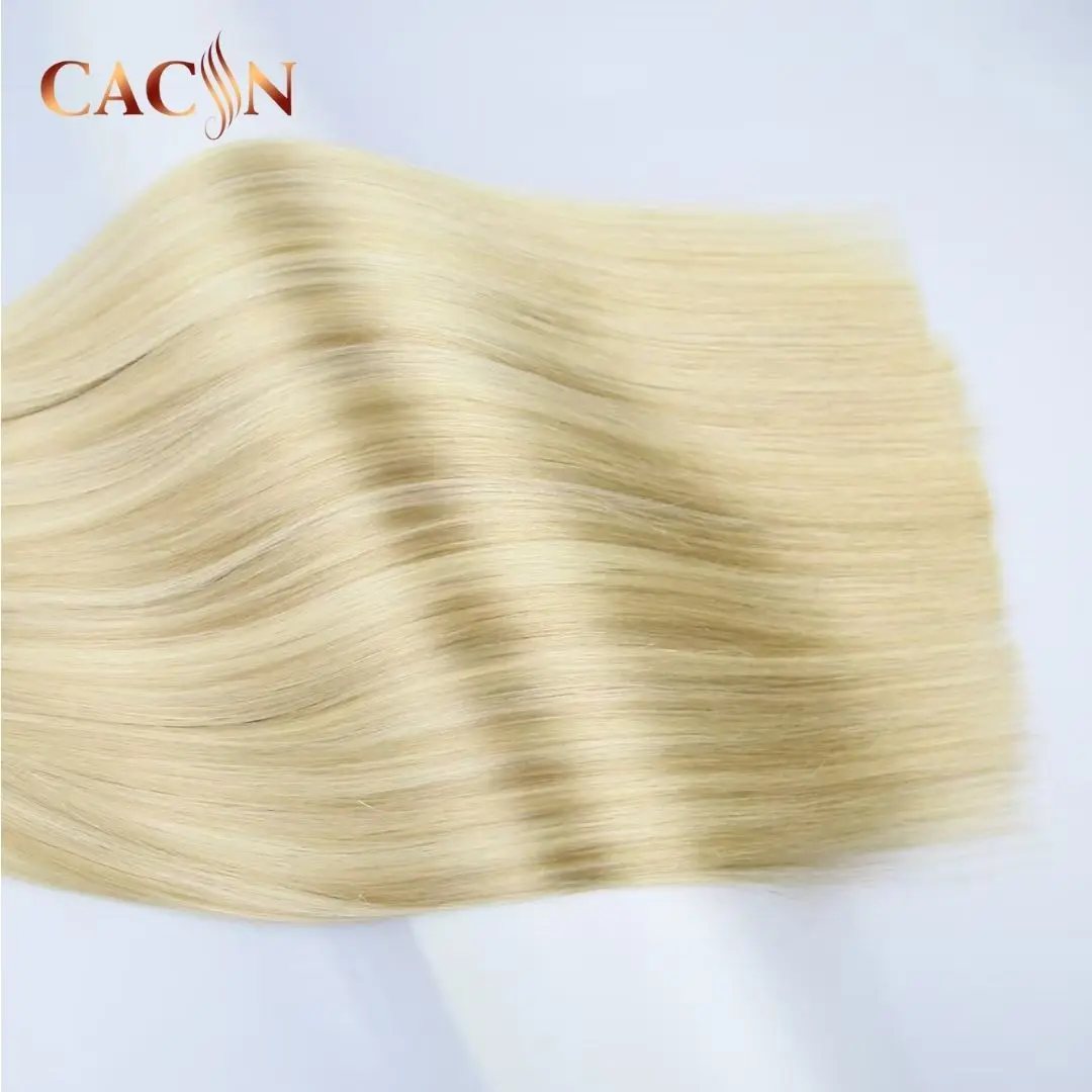 28 Inch Blonde Itip Human Hair Extensions,Cacin Micro Link Ombre Pre