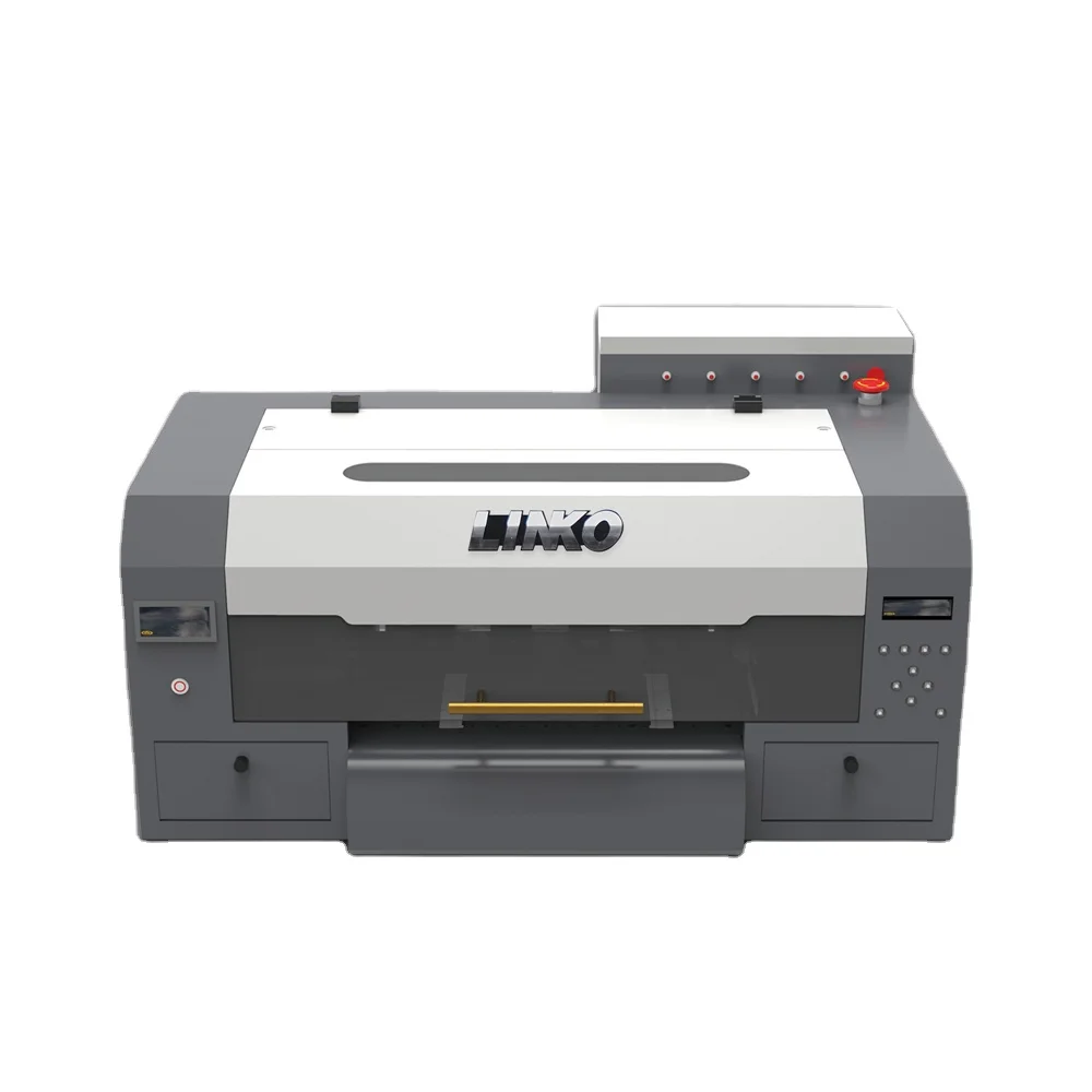 LINKO New Automatic Digital A3 DTF Printer Small Size Machine With  I1600/XP600 Print Head for T-Shirt Printing, image size:1000x1000
