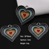 011 Rainbow Heart 1PCS