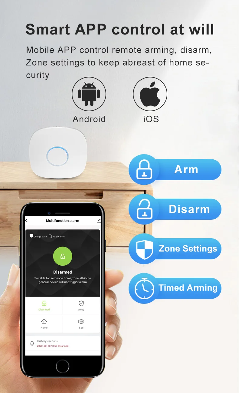 Wireless Pir Motion Sensor Door Window Detector To Anti Burglar Tuya