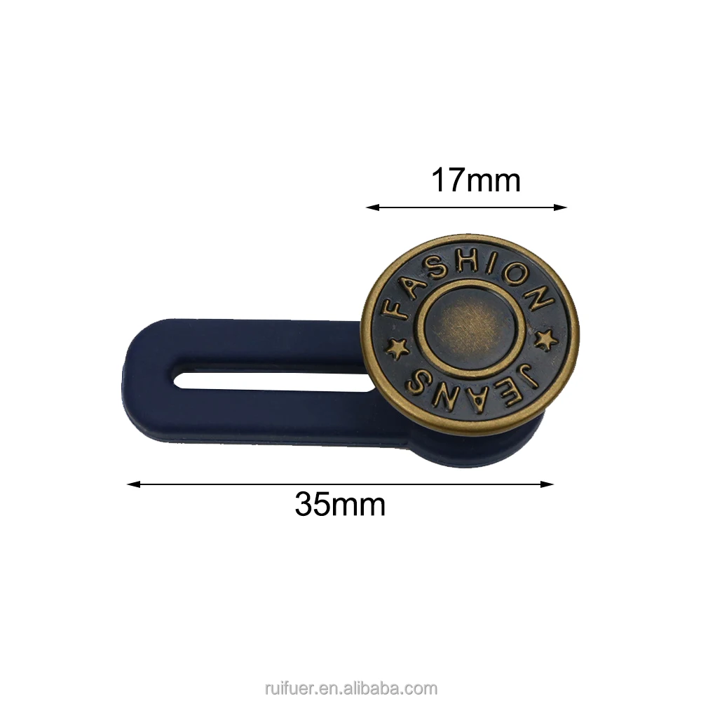 Metal Button Extender for Pants Jeans Free Sewing Buttons