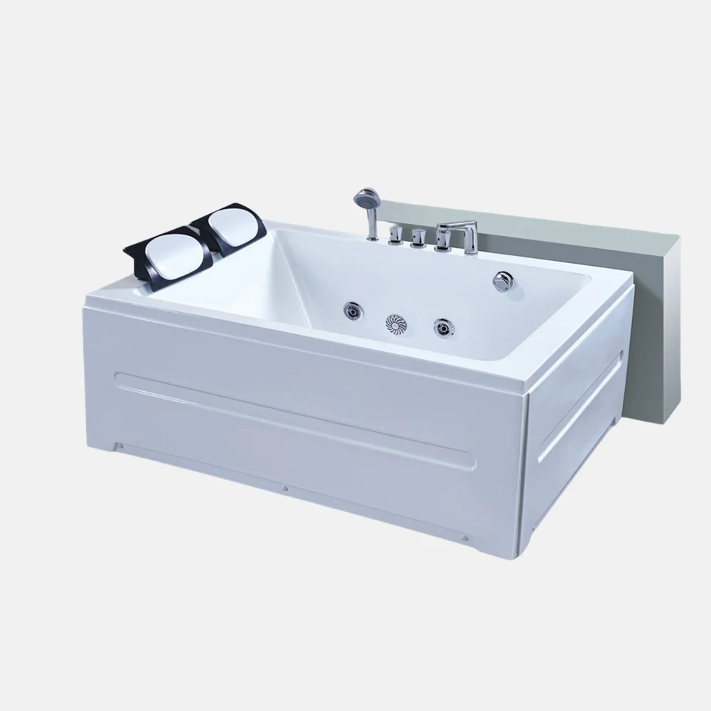 Postmodern Design Custom Rectangular Whirlpool Bath Tub Spa Massage Bath Soaking Bathtub