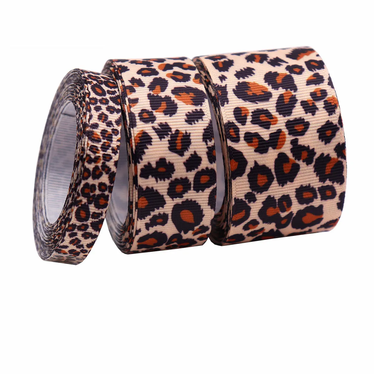 Custom Logo Leopard Print Webbing Dyed Jacquard Elastic Webbing Band for Clothing