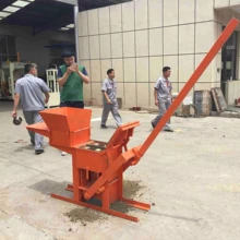 QMR2-40 manual clay brick making machine no electric power  block machine