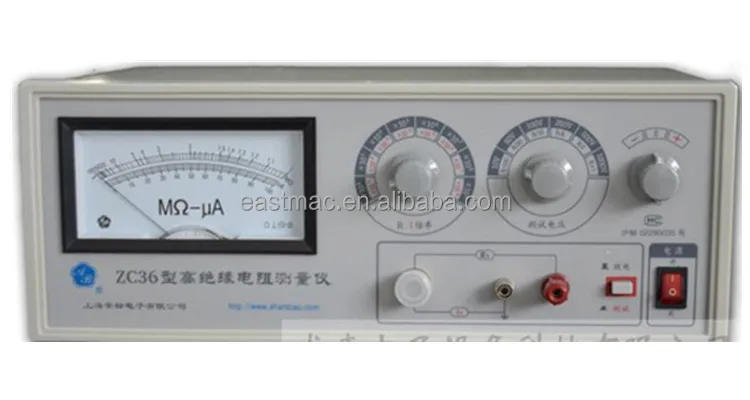 Hot sale  ZC36  Insulation Resistance Tester  from china