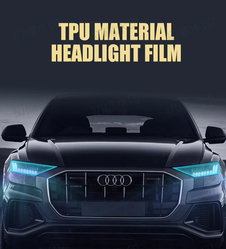 Tpu Ppf Headlight Film Car Lamp Tint Film Automobile Headlamp